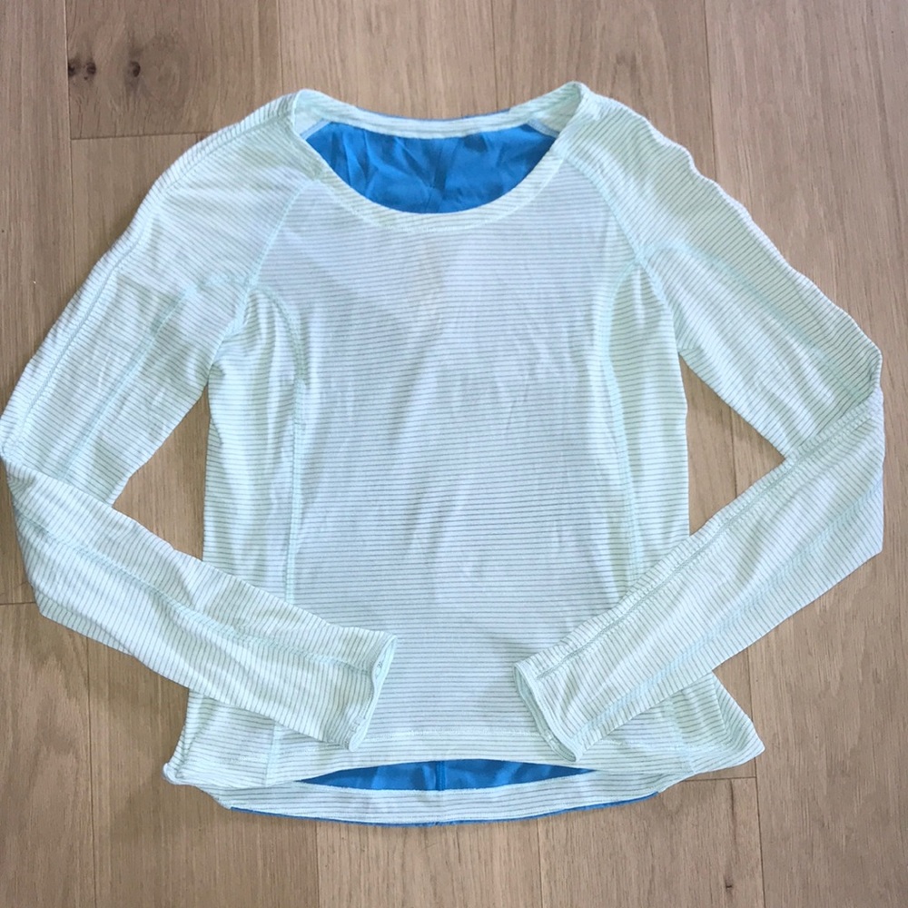 EUC lululemon Run: Silver Lining Long Sleeve